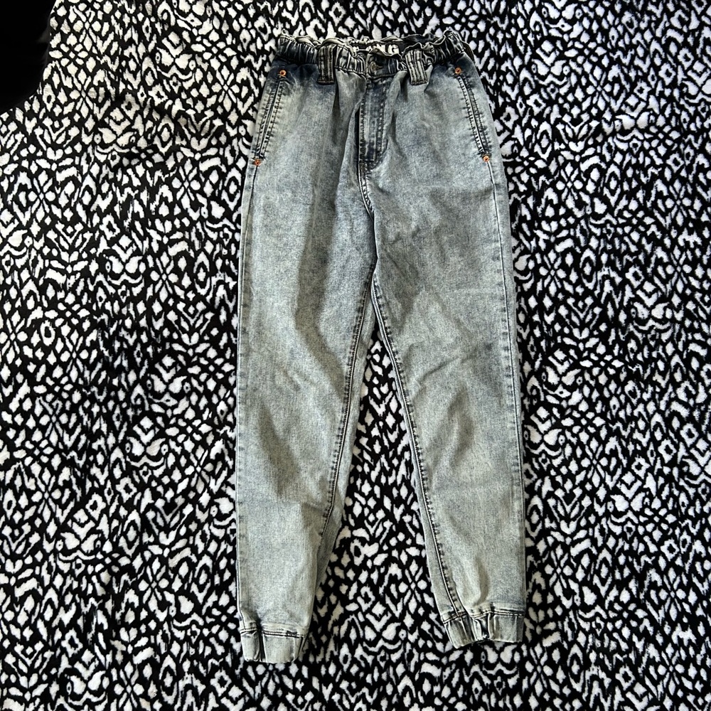 SONG acid wash pants - small